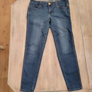 Seven 7 Legging Booty Shaper Jeans Dark Wash Womens Sz 14